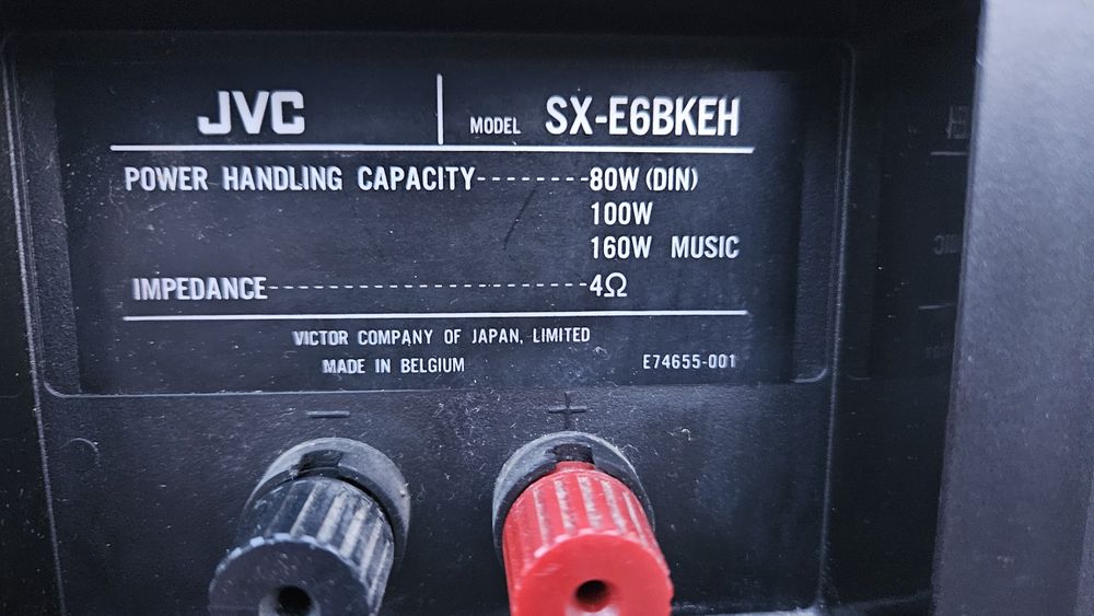 Boxe JVC sx E6,100 wati