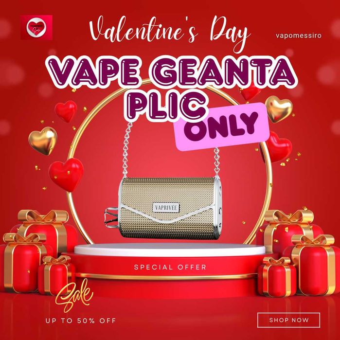 Vape Unicat !Cel mai tare Cadou de Valentin's Day