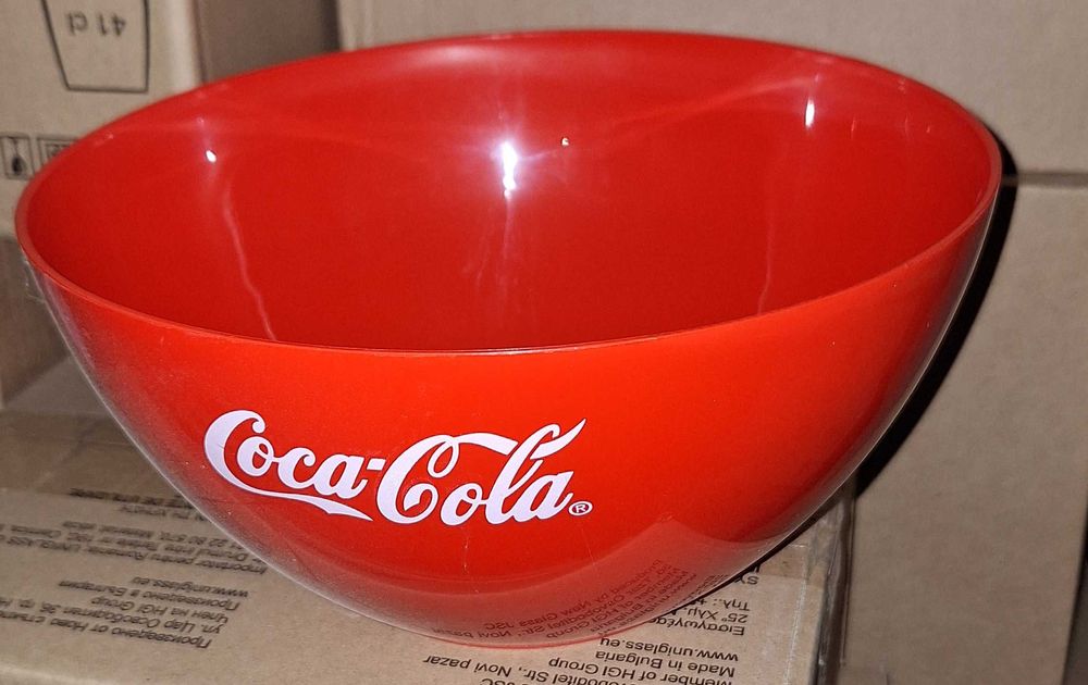 Чиния за пица Кока Кола Капи чиния Пластмасова купа прибори  ледарки