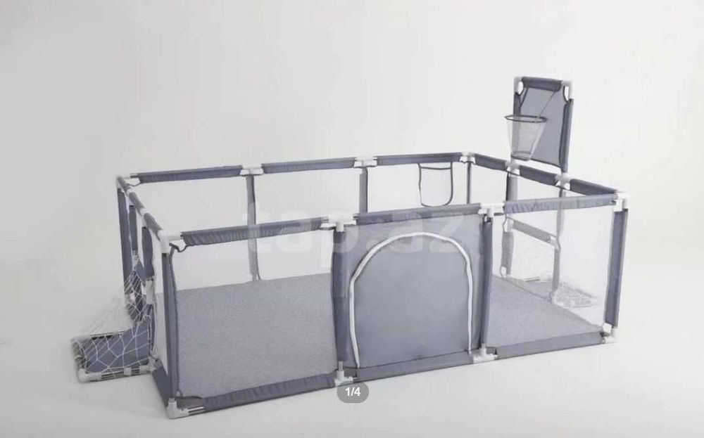 Манеж с 50 шт шариками Размер сетка-66х190х129 см Доставка бесплатно