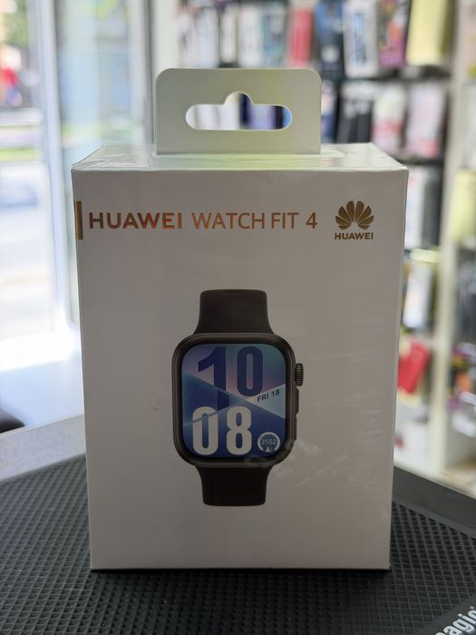 Huawei Watch FIT 4,Black *ЧистоНов*2г Гаранция*