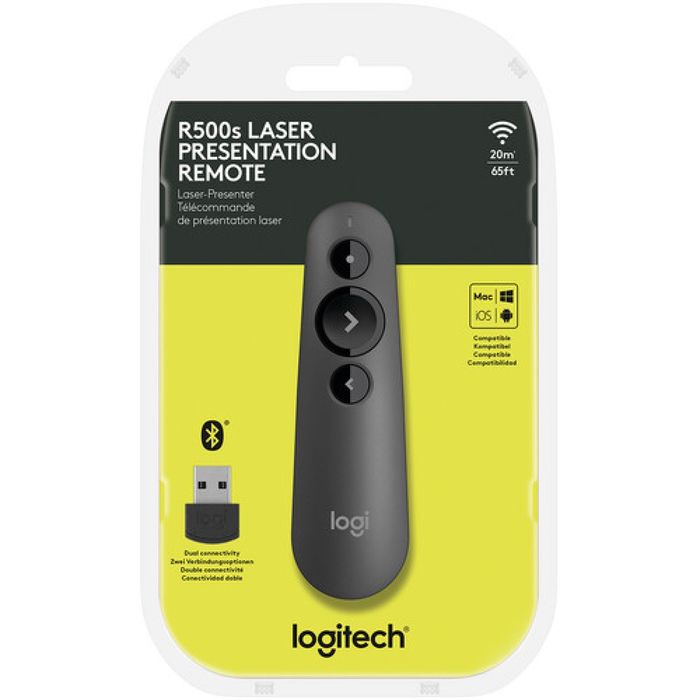 Logitech R500s Laser — Беспроводной презентер / кликер