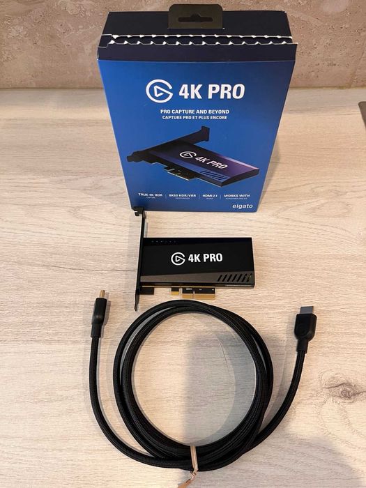 Placa de Captura Elgato 4K Pro (versiunea noua) - 8K60 Pass-Through 4K60 HDR10, HDMI 2.1, VRR,
