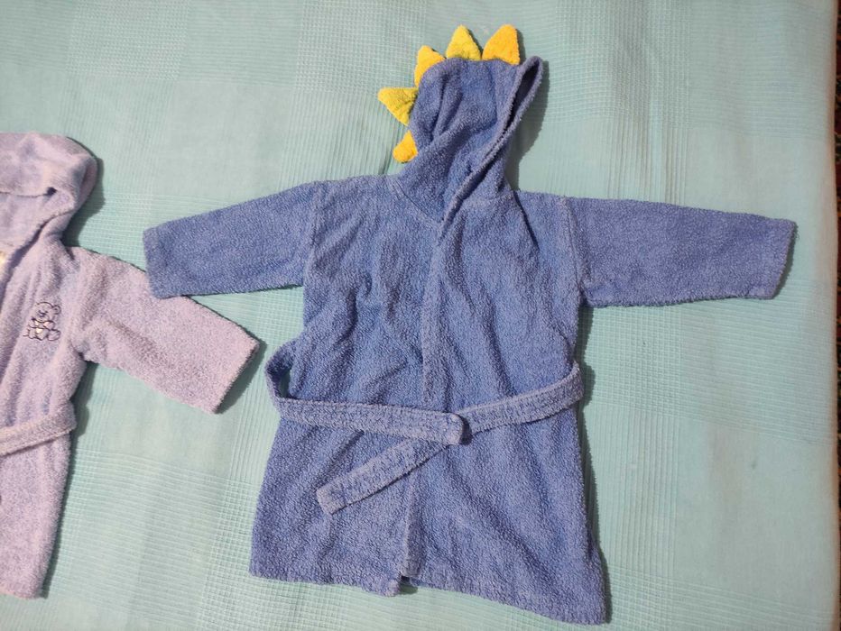 Лот дрехи за момче, детска хавлия, детски халат, размер 86/92см
