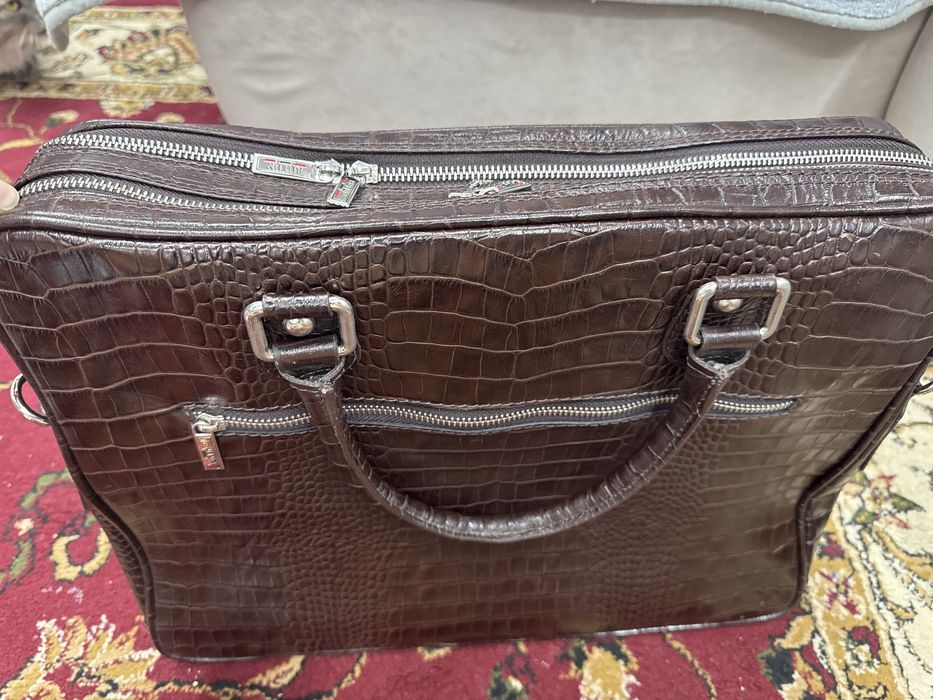 Сумка для документов, нотубука кожа