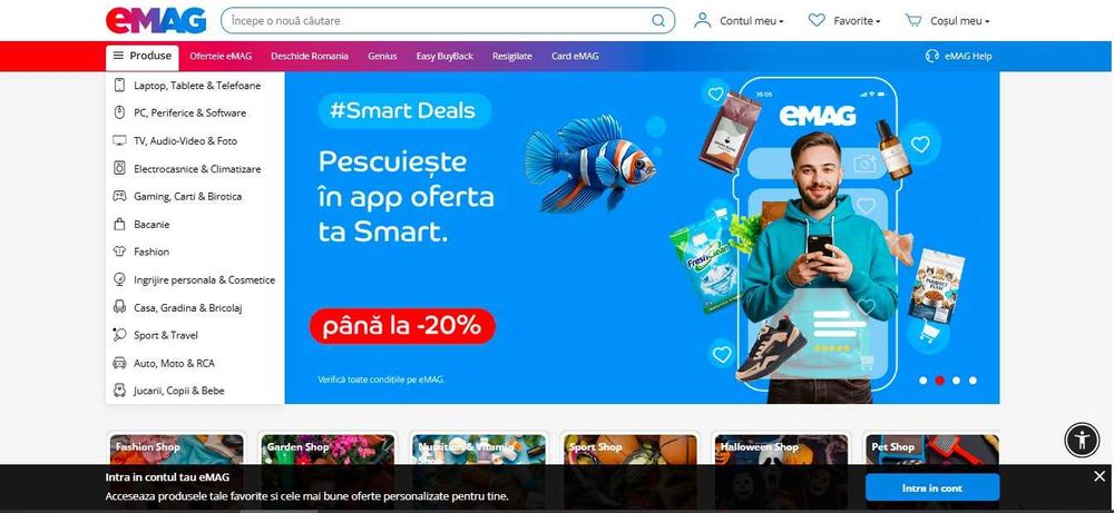 Vand Cont eMag + Firma