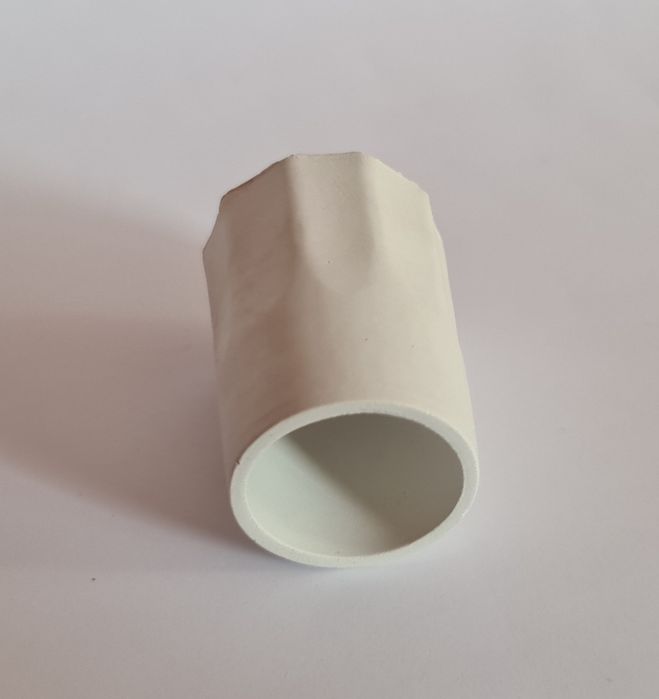 ghivece pentru plante suculente și cactusi , handmade din ipsos