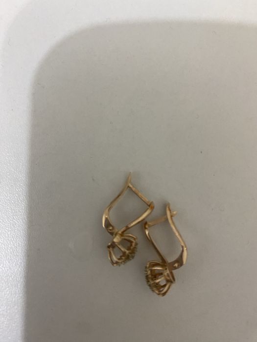 Золотые серьги 585 проба