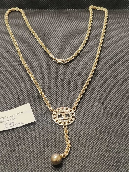 Златно дамско колие 8.44гр-14к