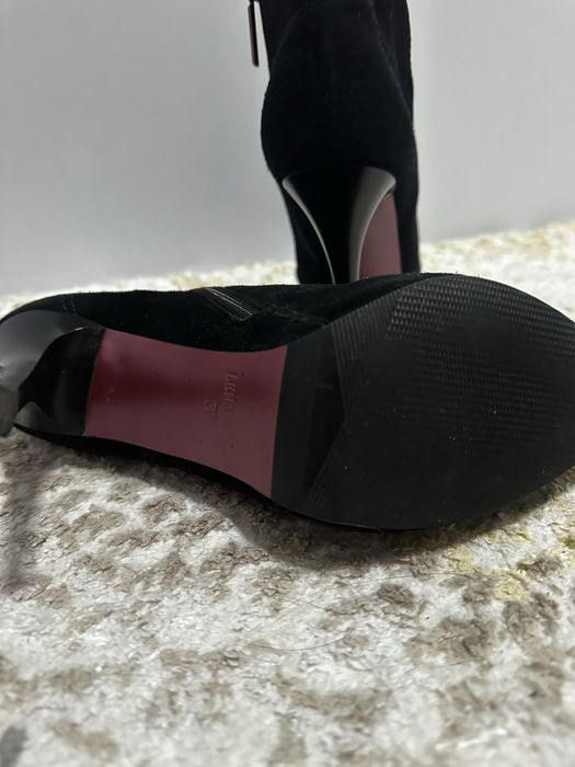 Ботильоны замшевые, италия