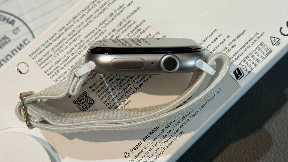 Apple Watch 11 GPS 46mm Space Gray AI Black в гаранция! 99% батерия