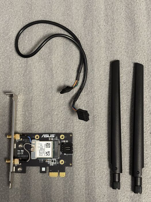 Placa de retea ASUS PCE-AX1800 Wi-Fi 6 Bluetooth 5.2
