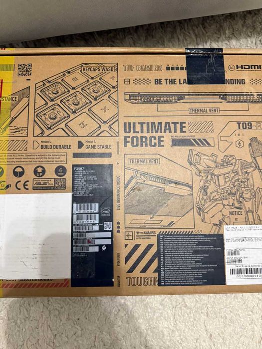 Asus TUF Gaming F15 FX507VV - sigilat, NOU | i7 13-th Gen | GTX 4060
