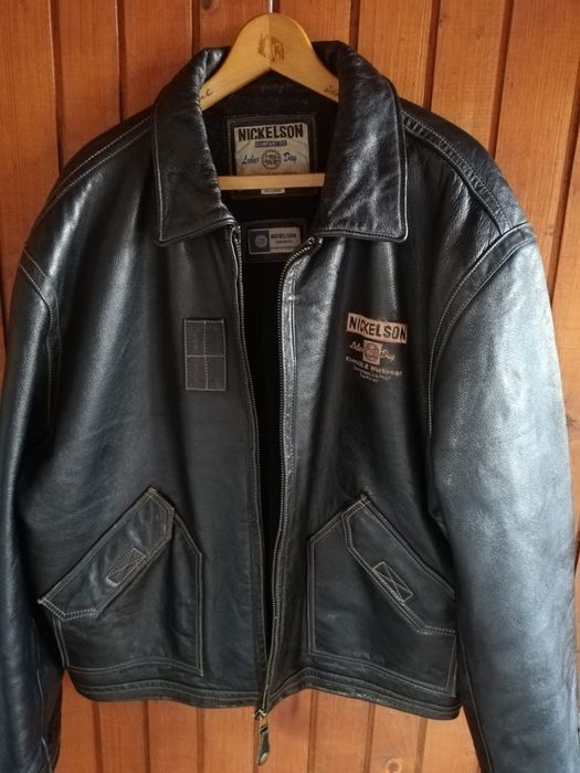 Geaca piele bărbați Nickelson XXL