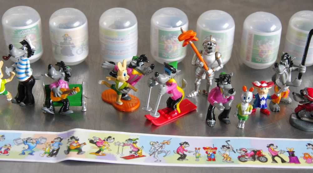 НУ ПОГОДИ пълна серия Киндер фигурки шоколадови яйца Ландрин