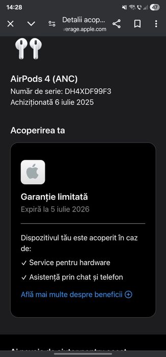 Apple Airpoda 4 ANC