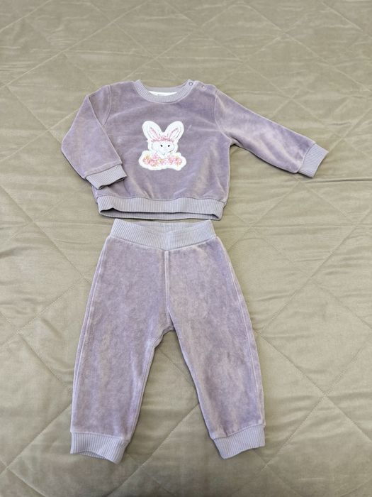 Костюм велюровый для девочки Турция, 9 мес