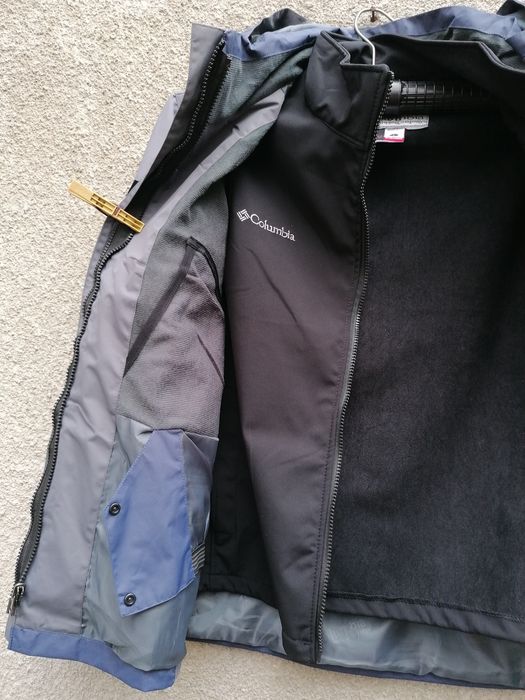 Продавам ново синьо яке 2 в 1 зимно (пролет - есен)  Columbia