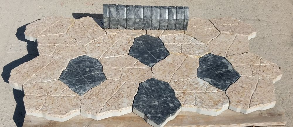 Брусчатка мраморная