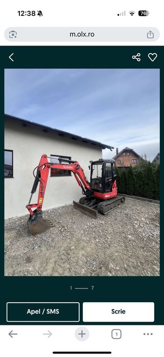 Prestări servicii săpături , orice tip de construcție .