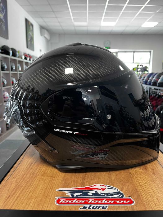 Мото Каска CABERG DRIFT EVO CARBON SKIN очила М,2виз.чанта,кутия