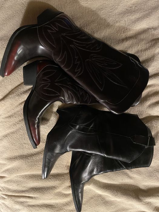 Ботуши Zara, черни ботуши