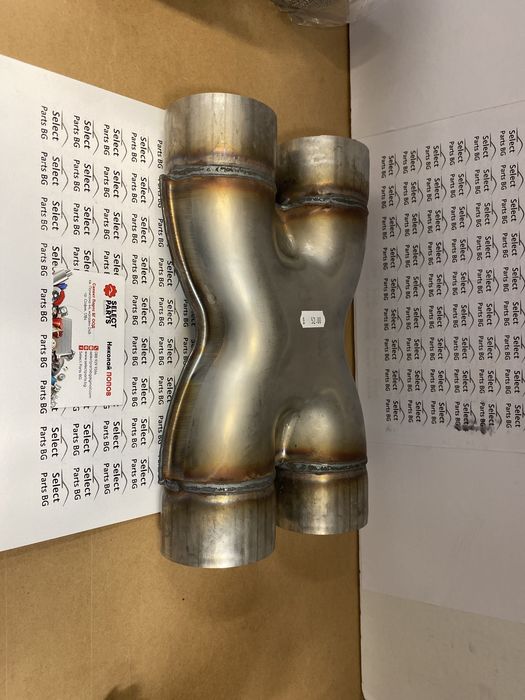 Х пайп X pipe 63мм 70мм 76мм конектор генерация неръждавейка