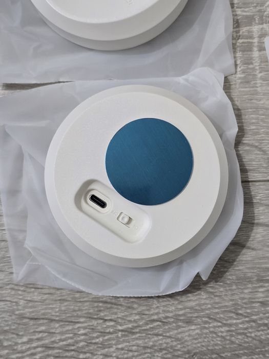 Set 6 lămpi Puck LED sub dulap, reîncărcabile + telecomandă – Albe