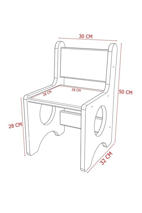 Детска маса със 1 стол Монтесори
