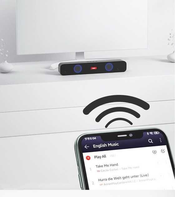 Bluetooth sound bar тонколона