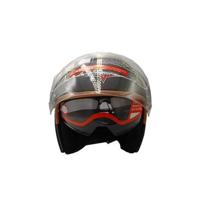 Модуларна каска с вградени слънчеви очила