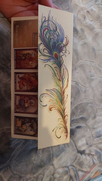 Сладкоголосый соловей - серия почтовых марок Узбекистана (1997 год)