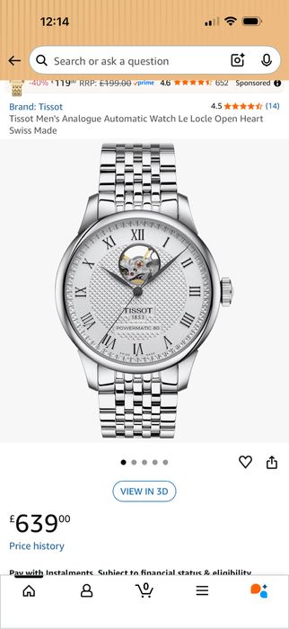 Tissot Le Locle Powermatic  80 Automatic nou