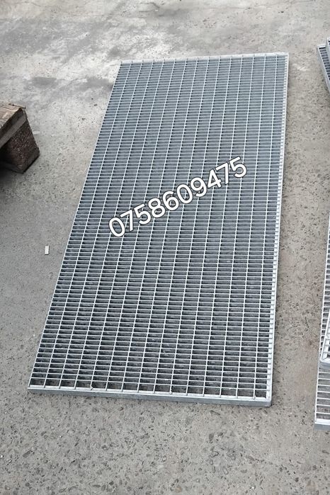 Grilaje-trepte zincate 100x120
