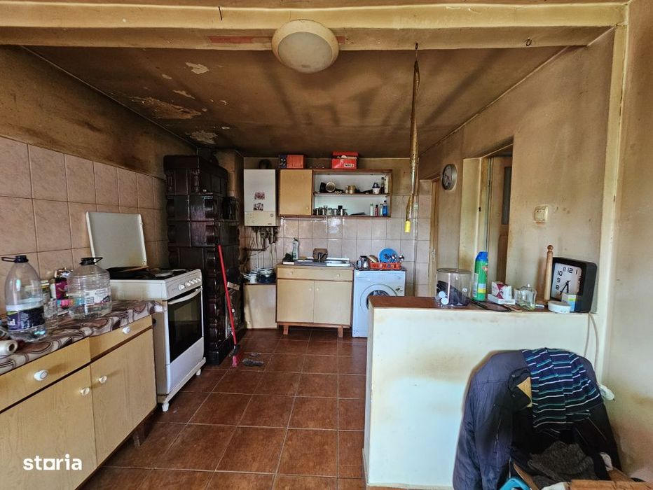 Teren intravilan cu casa renovabila | 772mp teren | Front 12m | Aiton