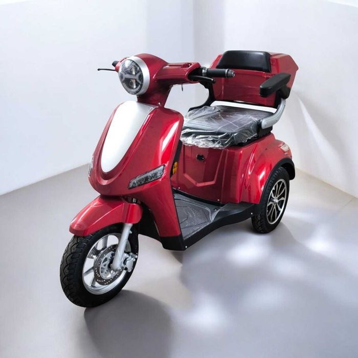 Електрическа Триколка BM1-LUX 2000W | 60V | 24Ah | RED