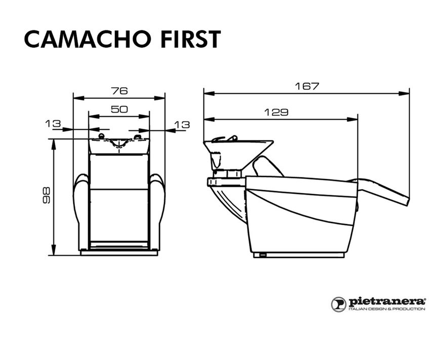 Измивни колони Pietra Nera