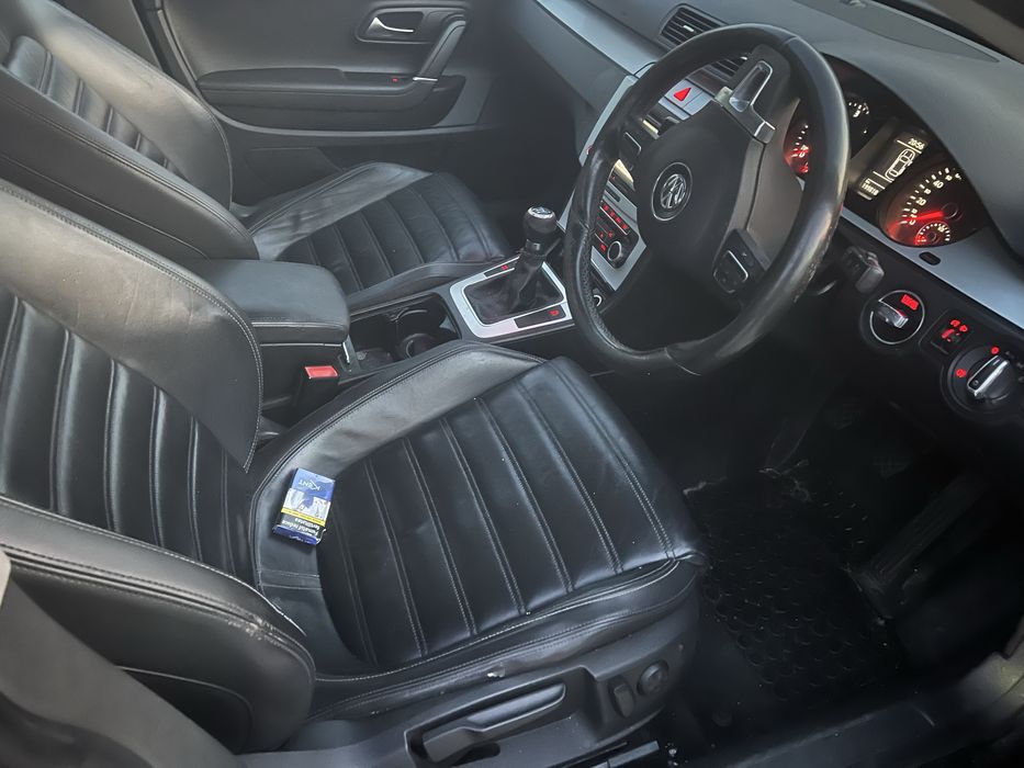 Scaune banchete interior piele neagra vw passat cc 2010