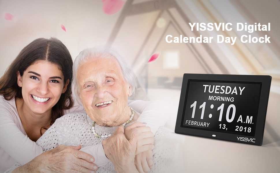 Фоторамка Цифров голям часовник -календар- фоторамка Exmate