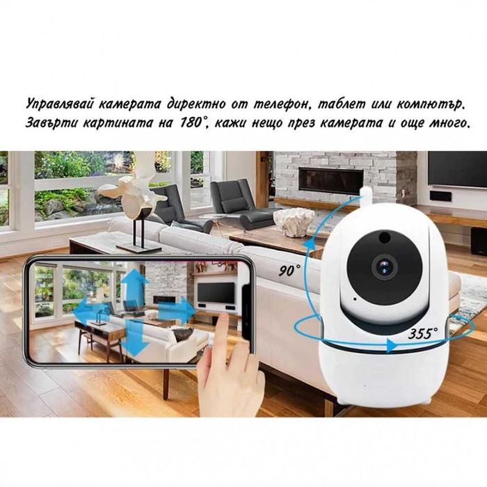 IP Камера с двупосочно аудио и алармиране при движение и звук