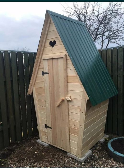 Уличный Деревянные туалет