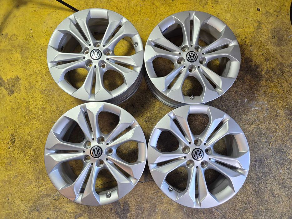 4 Jante Aliaj 5x112 17'' OEM VW Golf Passat Touran Caddy Tiguan Sharan