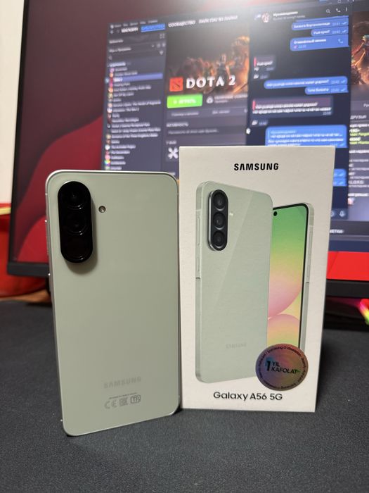 Продам Samsung A56, почти как новый 256 гб, 2-месяца использовал