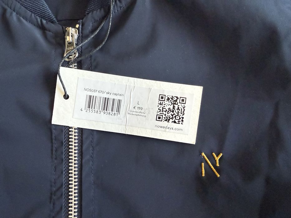 NOWADAYS Bomber Jacket ОРИГИНАЛНО мъжко бомбър яке - М-L