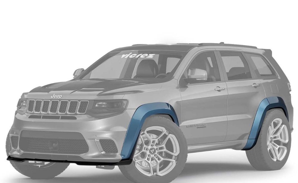 Jeep Grand cherokee 2017 SRT widebody Раздувки