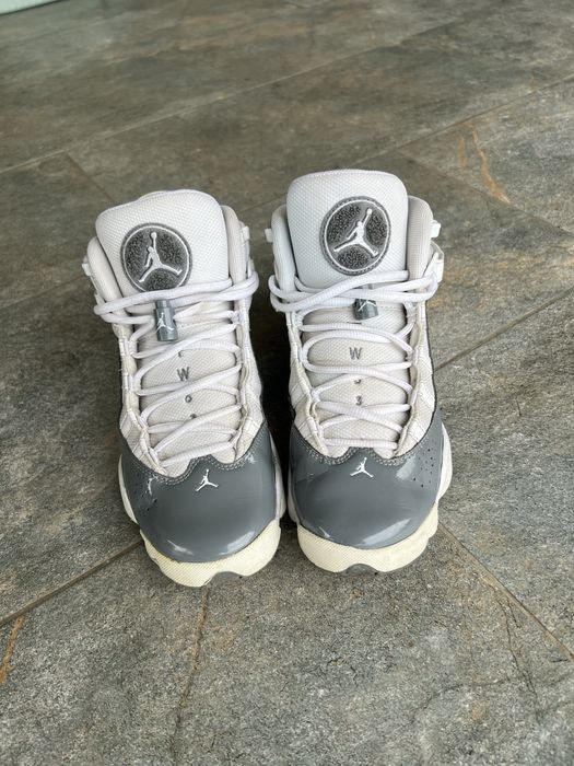 Air jordan 6 white and grey