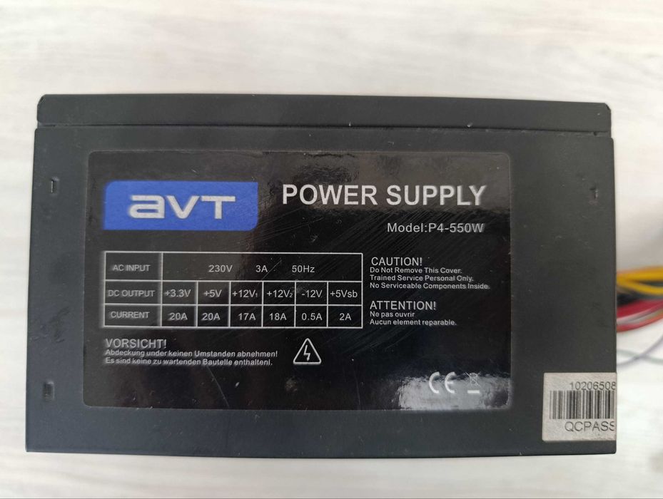 Блок питания VTE 500 (80 Plus Bronze)