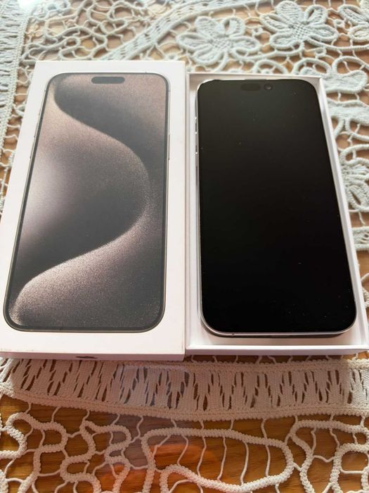 Iphone 15 Pro Max 256GB - Natural Titanium, Impecabil, Pachet Complet - Accept Test