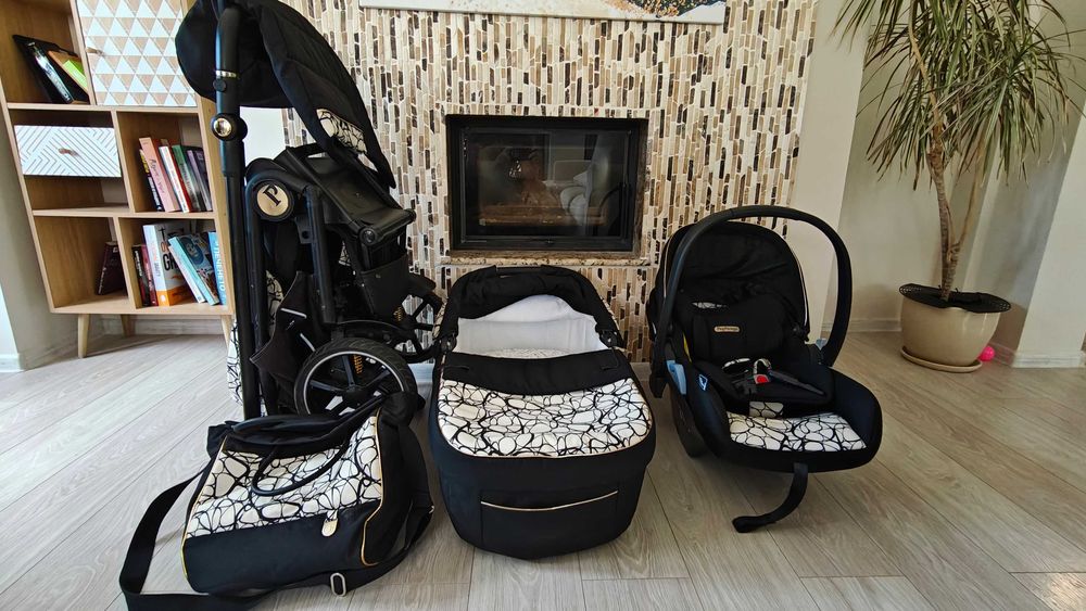 Детска количка Peg Perego Veloce Graphic Gold 3 в 1