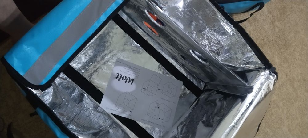 Термосумка Wolt Вольт для доставки